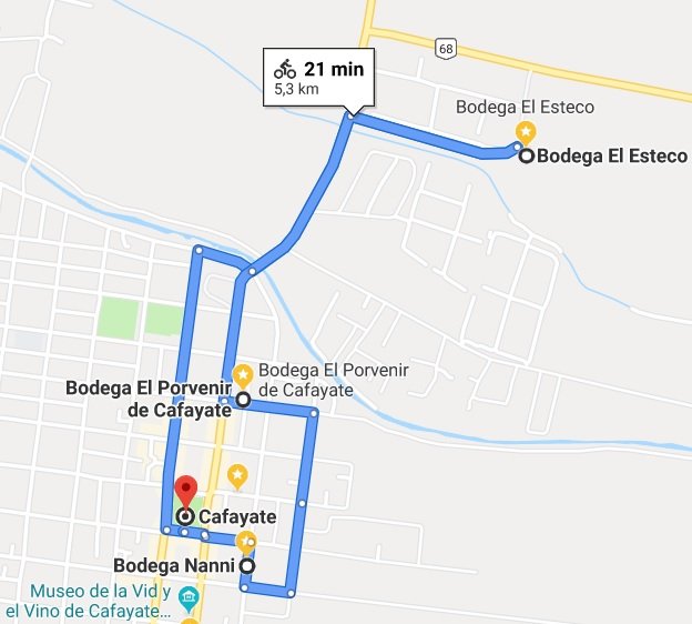 Cafayate en bicicleta 1